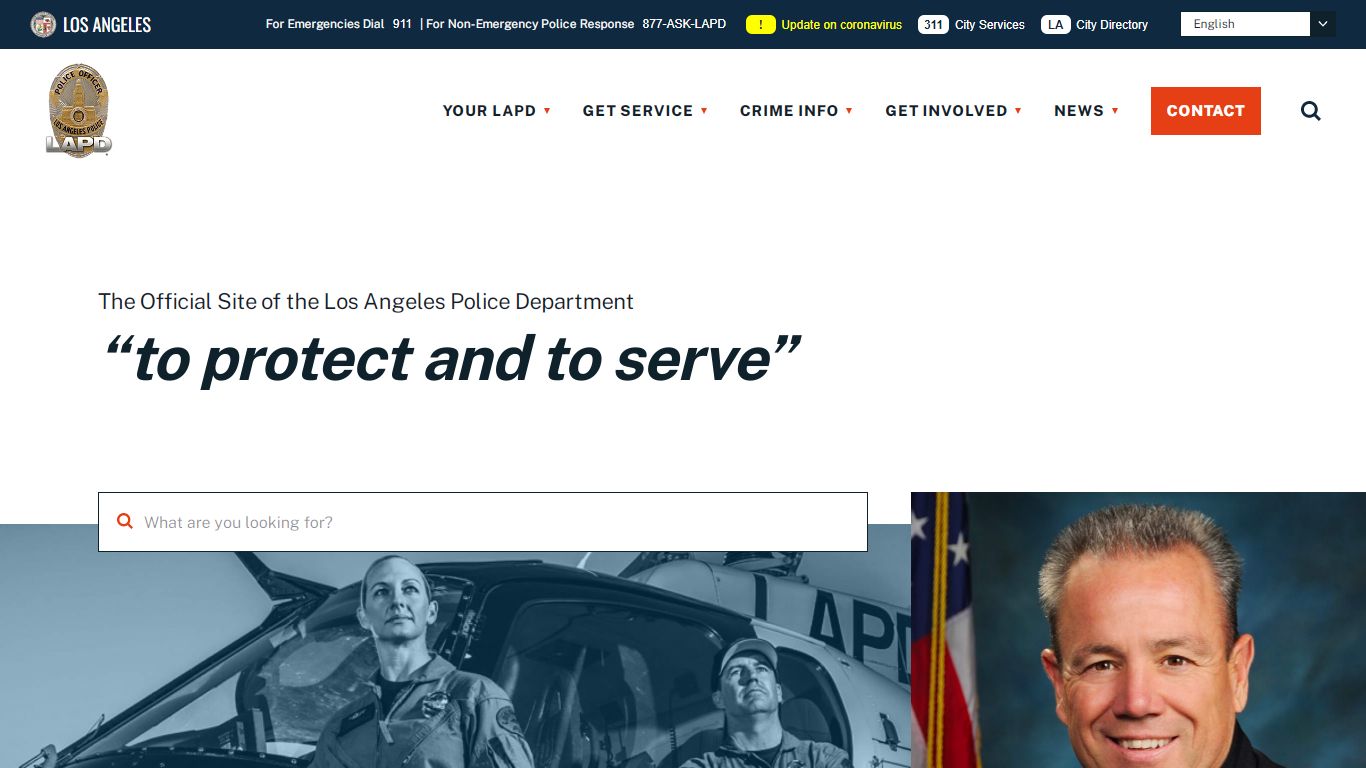 Home of the Los Angeles Police Department - LAPD Online